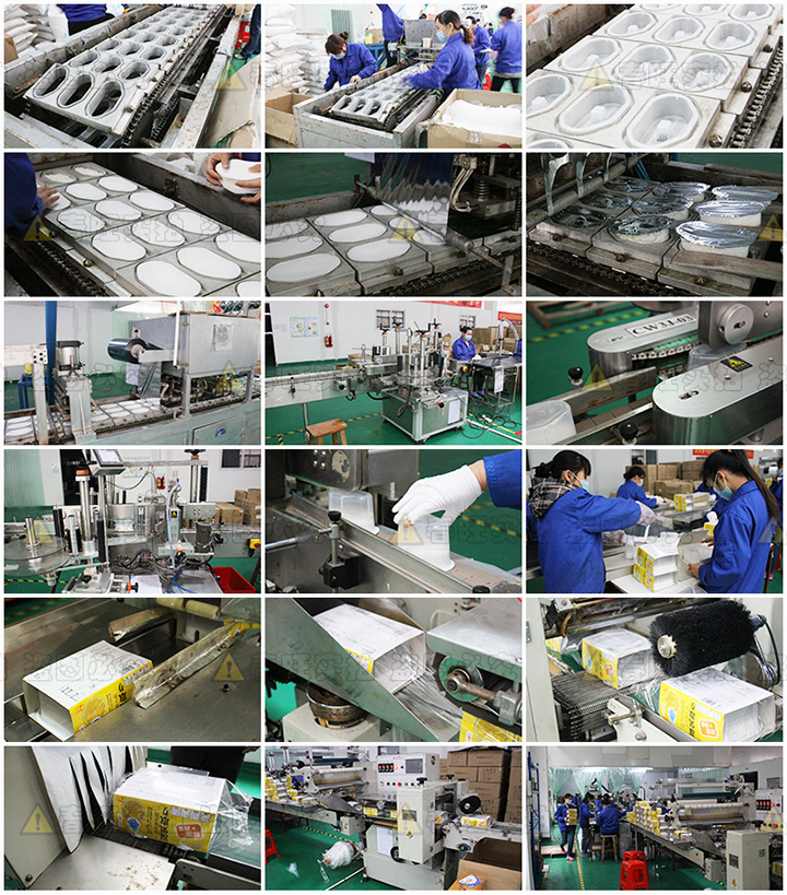 Disposable moisture absorber production line
